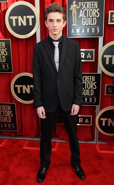 Timothee Chalamet, First Time Photographed at SAGs